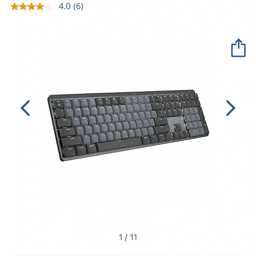 Logitech Black Wireless Keyboard